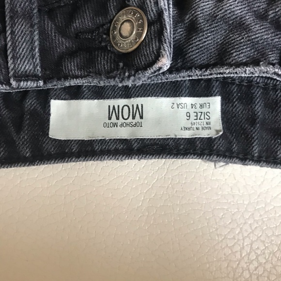 NWOT black moto style shorts - Picture 2 of 3